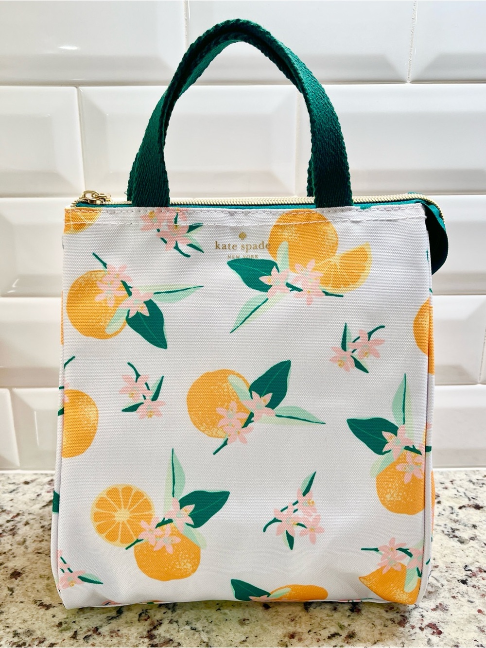 Kate Spade Sarah Oranges Lunch Bag NWT